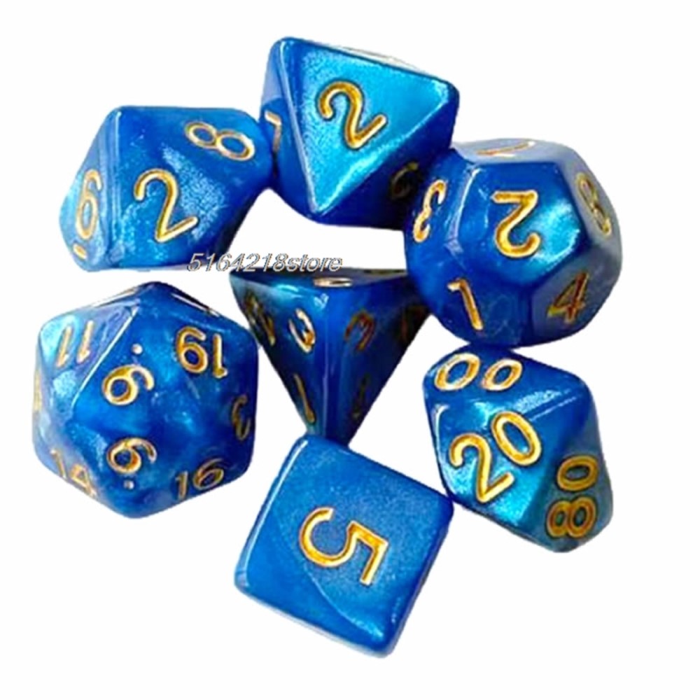 7pcs Set Dice Board Games Roll - Board Game Impostor 评论和价格