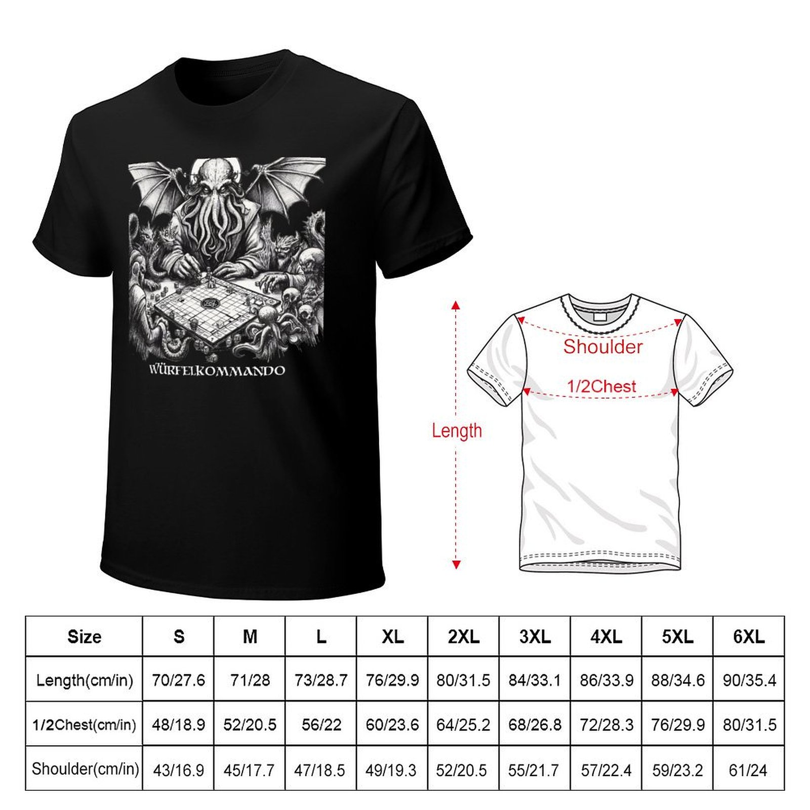 Cthulhu Boardgame T-Shirt Quic - Board Game Quick 评论和价格