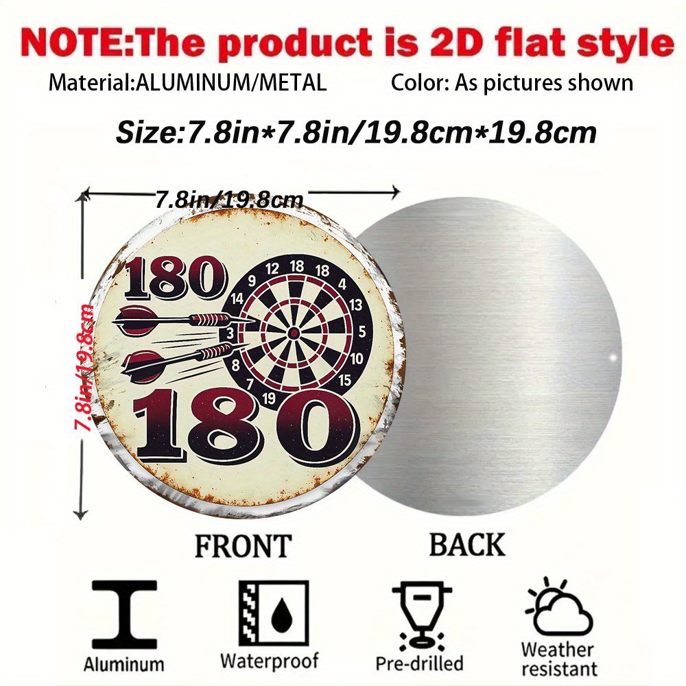 2D Flat, Dart Board Wall Decor - Board Game Template 评论和价格