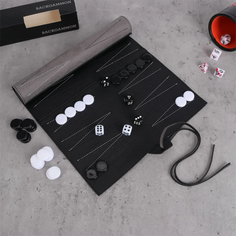 Roll Up Backgammon Sets Portab - Magnetic Travel Chess 评论和价格