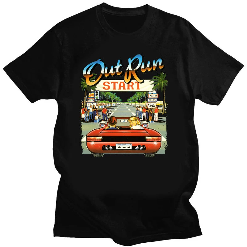 90s Vintage Out Run Top T Shir - Board Game Viral 评论和价格