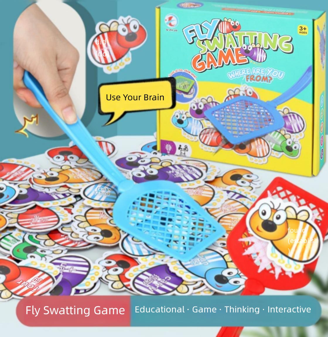 Fly Swatter Game for Kids Educ - Board Game Quick 评论和价格