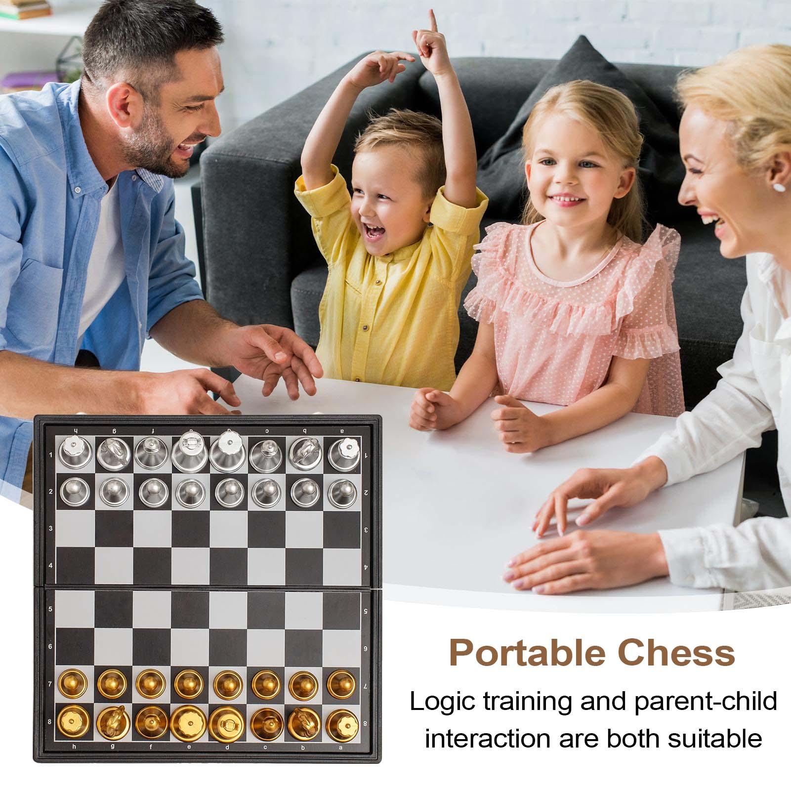 Chess Set Magnetic Board Chess - Magnetic Travel Chess 评论和价格