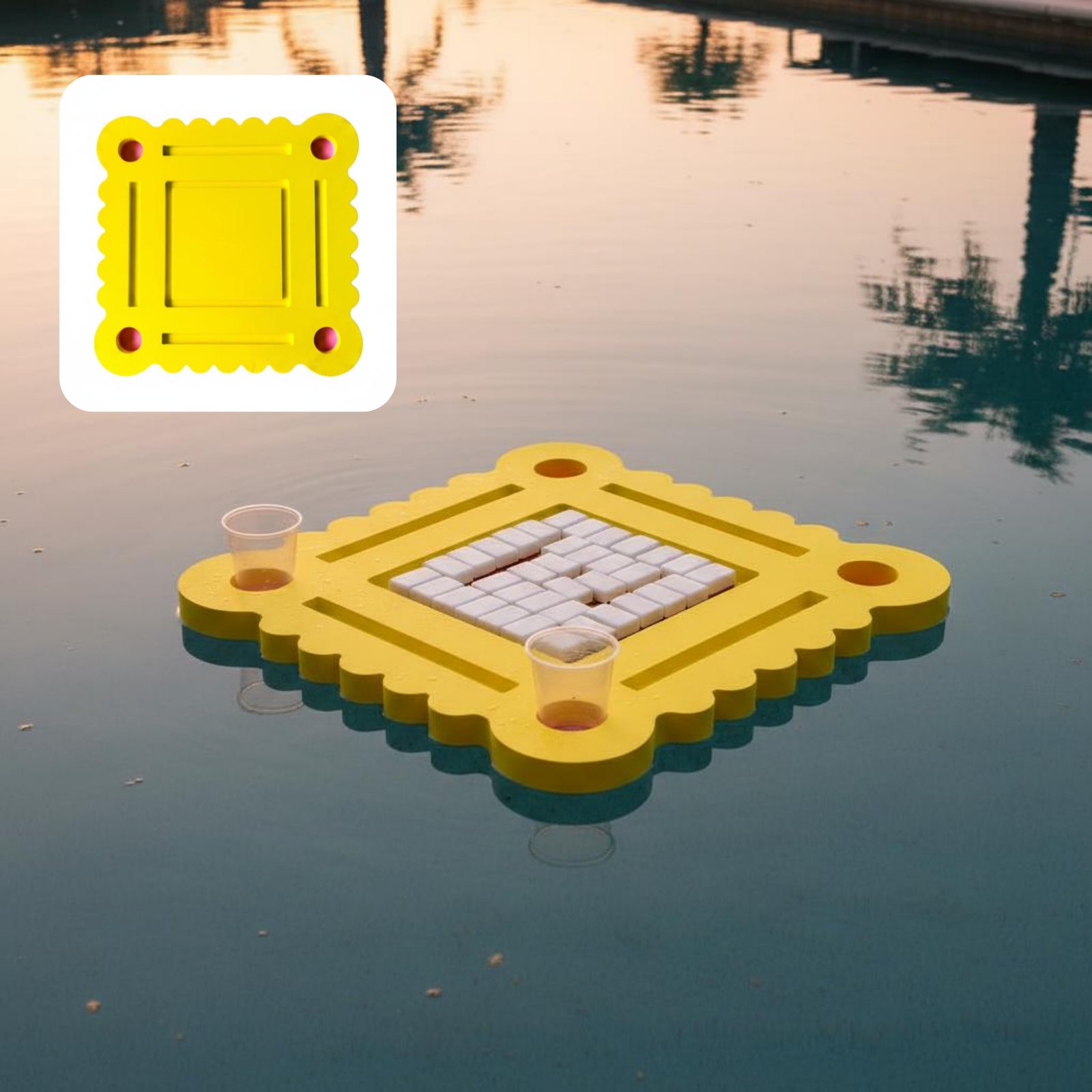 Floating Mahjong Table Waterpr - Board Game Mahjong 评论和价格