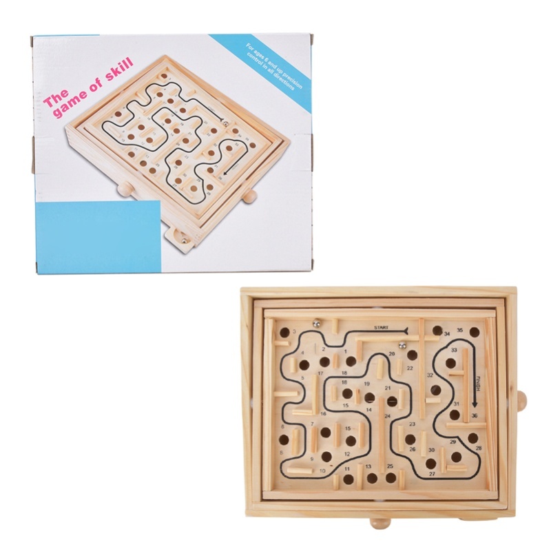 Adult Kid Wooden Educational M - Board Game Education 评论和价格