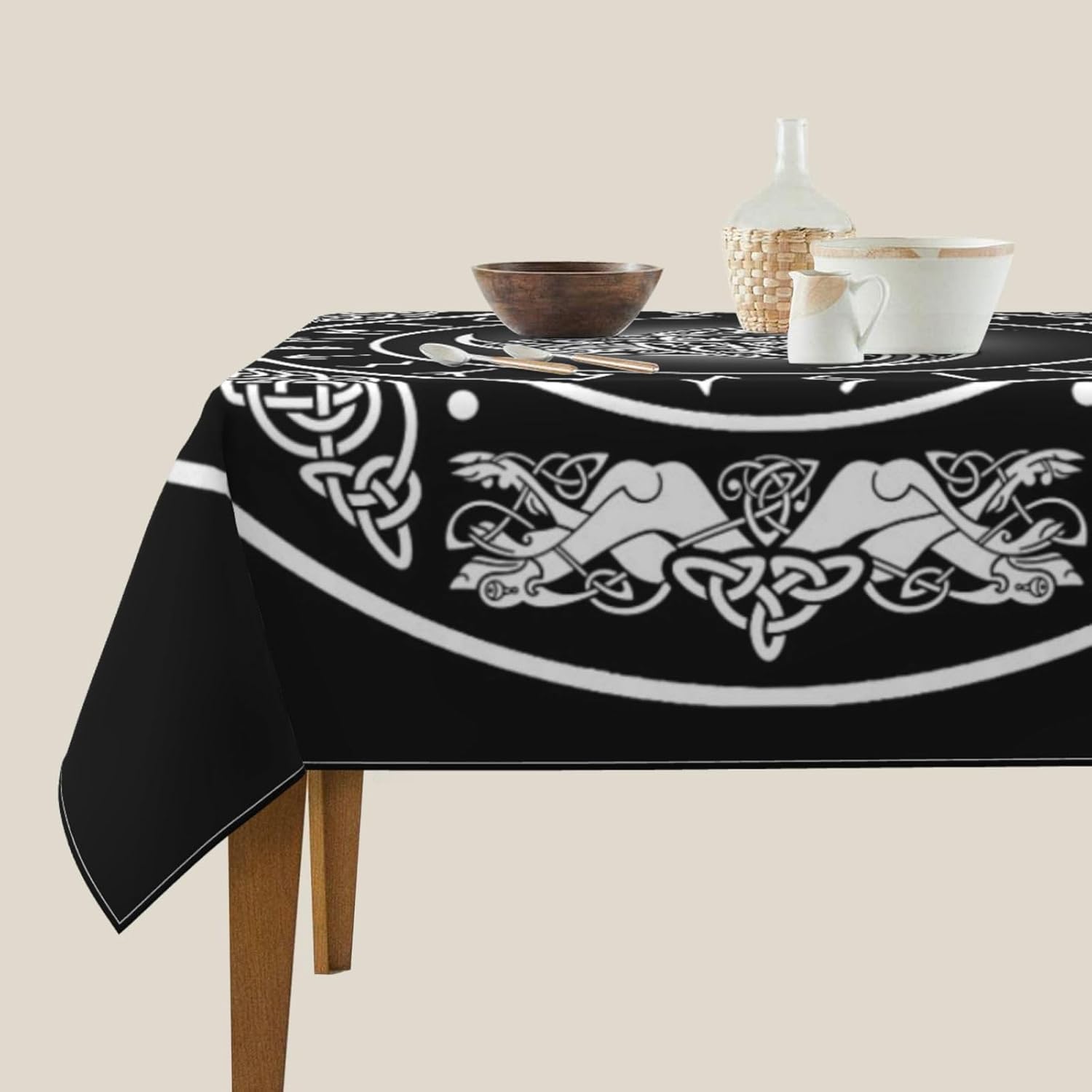 Viking Style Rectangle Tablecl - Board Game Vikings 评论和价格