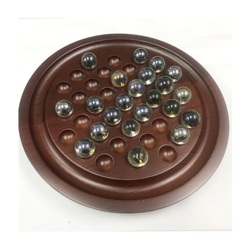 Wooden Solitaire Chess Set - I - Chess Set Wooden 评论和价格