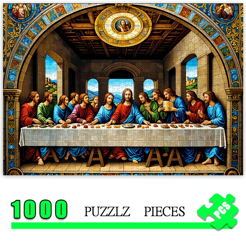 1000pcs Last Supper by Leonard - Jigsaw Puzzle Adult 评论和价格
