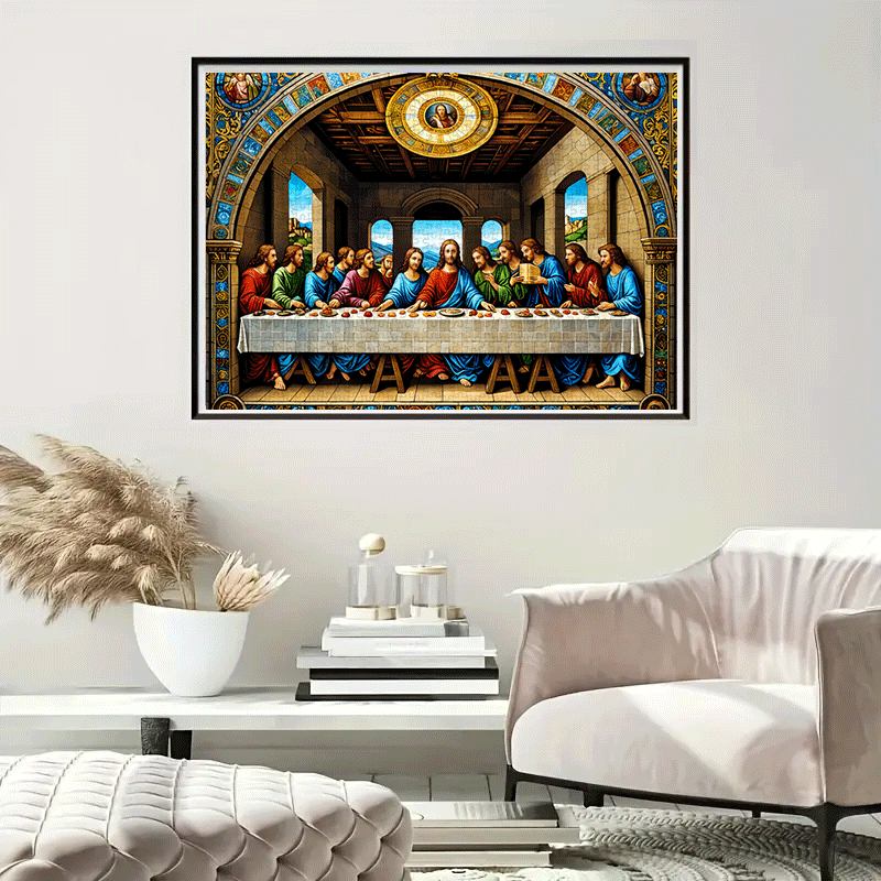 1000pcs Last Supper by Leonard - Jigsaw Puzzle Adult 评论和价格